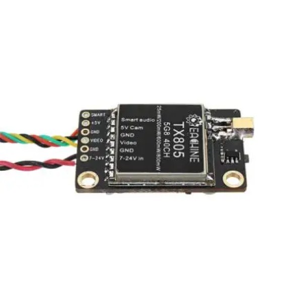 Original Eachin E TX805 5.8G 40CH 25/200/600/800mW FPV Transmitter VTX LED Display Support OSD/Pitmode/Smartaudio for RC Models